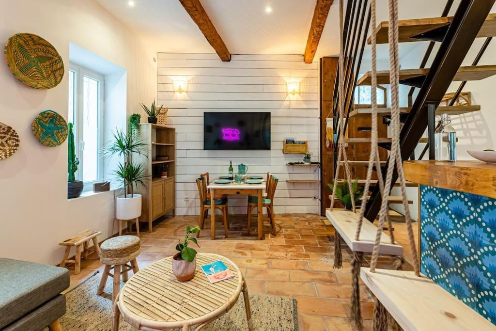 Ciotat Colada Beau Duplex Atypique A 50 M Du Port Classe 3 Etoiles La Ciotat Exterior foto